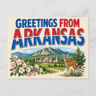 ARKANSAS Postcard