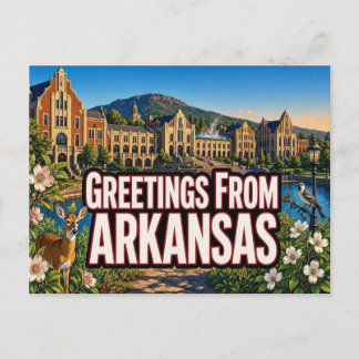 ARKANSAS Postcard