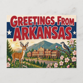 ARKANSAS Postcard