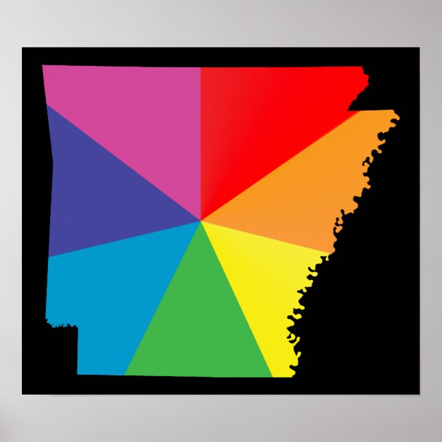 arkansas pride. angled. poster (Front)