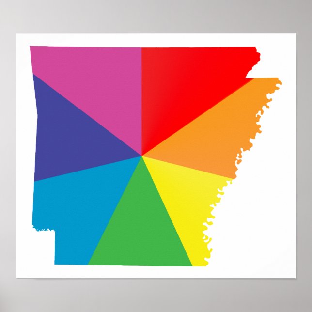 arkansas pride. angled. poster (Front)