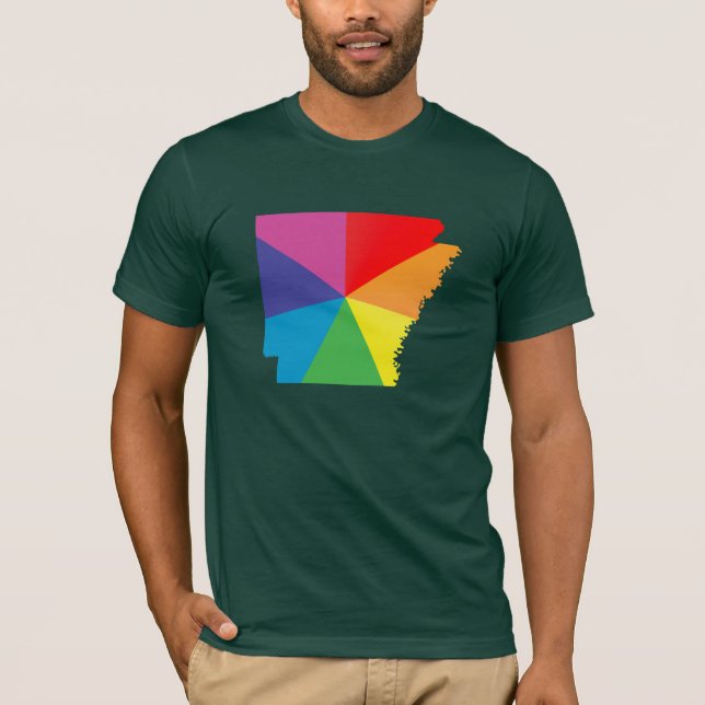 arkansas pride. angled. T-Shirt (Front)