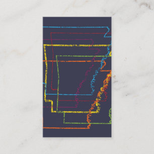 arkansas pride blur business card