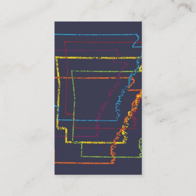 arkansas pride blur business card (Front)