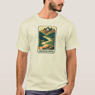 Arkansas River Colorado Colours T-Shirt