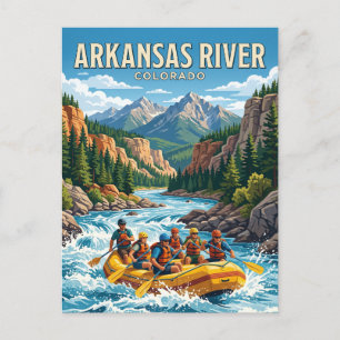 Arkansas River Colorado Postcard