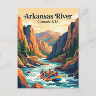 Arkansas River, Colorado, USA Postcard