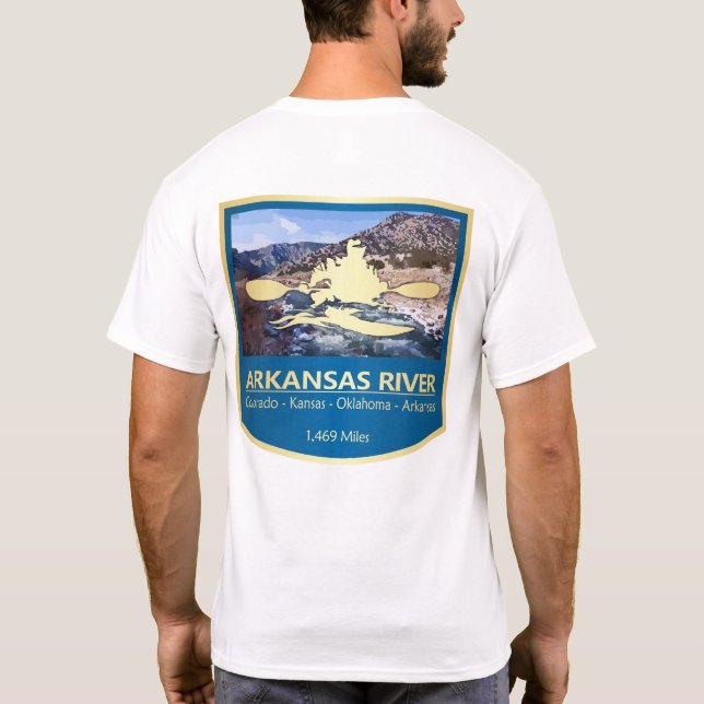 Arkansas River (PFK) T-Shirt (Back)