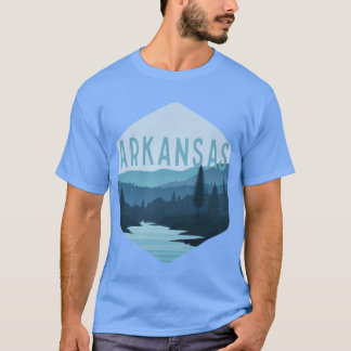 Arkansas State Badge Retro Vintage Design T-Shirt