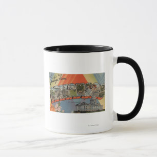 Arkansas (State Capital) - Large Letter Scenes Mug