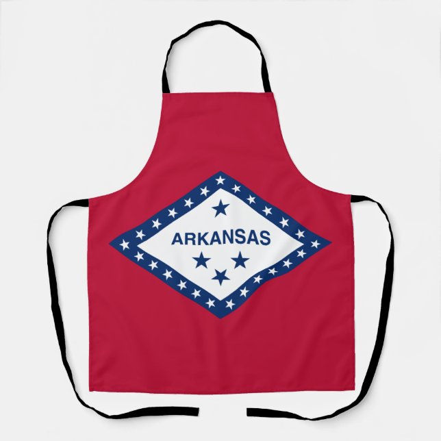 Arkansas State Flag Apron (Front)