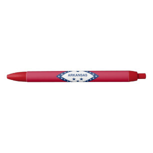 Arkansas State Flag Blue Ink Pen