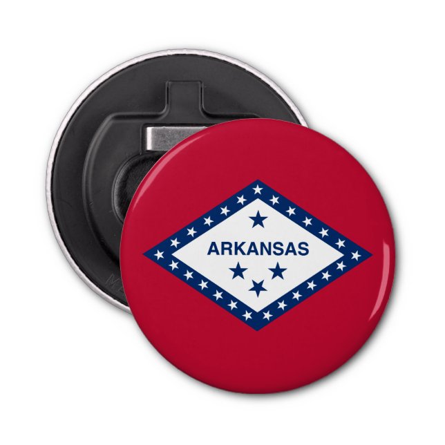 Arkansas State Flag Bottle Opener (Front)