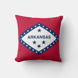 Arkansas State Flag Cushion