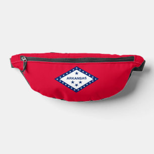 Arkansas State Flag Design Bum Bags