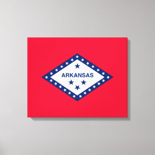 Arkansas State Flag Design Canvas Print