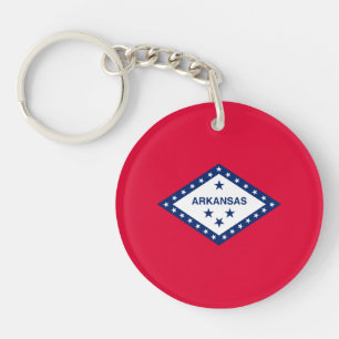 Arkansas State Flag Design Key Ring
