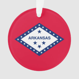 Arkansas State Flag Design Ornament