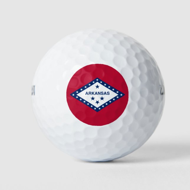 Arkansas State Flag Golf Balls (Front)
