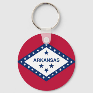 Arkansas State Flag Key Ring