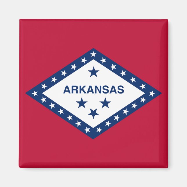Arkansas State Flag Magnet (Front)