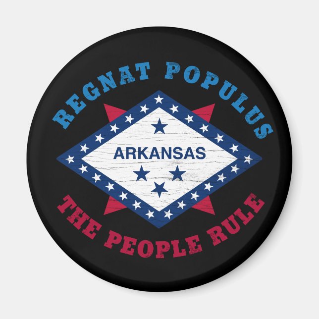 ARKANSAS STATE FLAG MAGNET (Front)