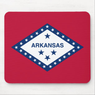 Arkansas State Flag Mouse Mat