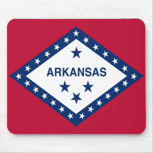 Arkansas State Flag Mouse Mat