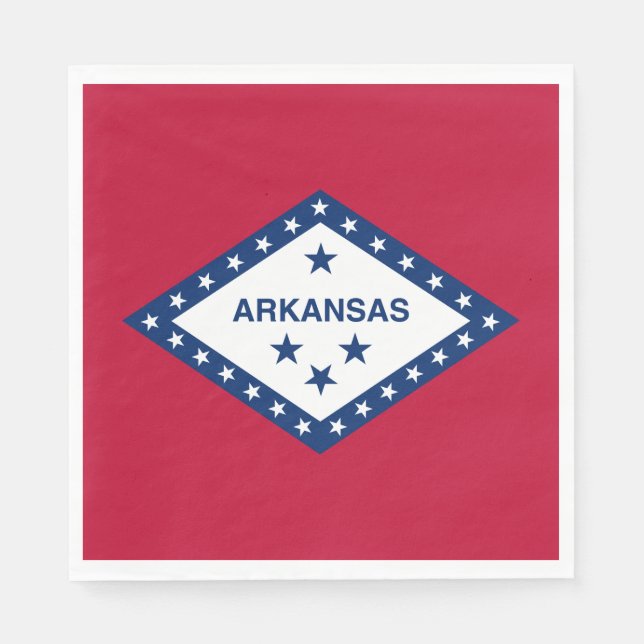 Arkansas State Flag Napkin (Front)