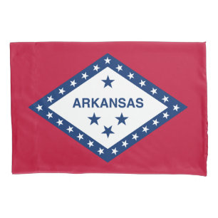 Arkansas State Flag Pillowcase