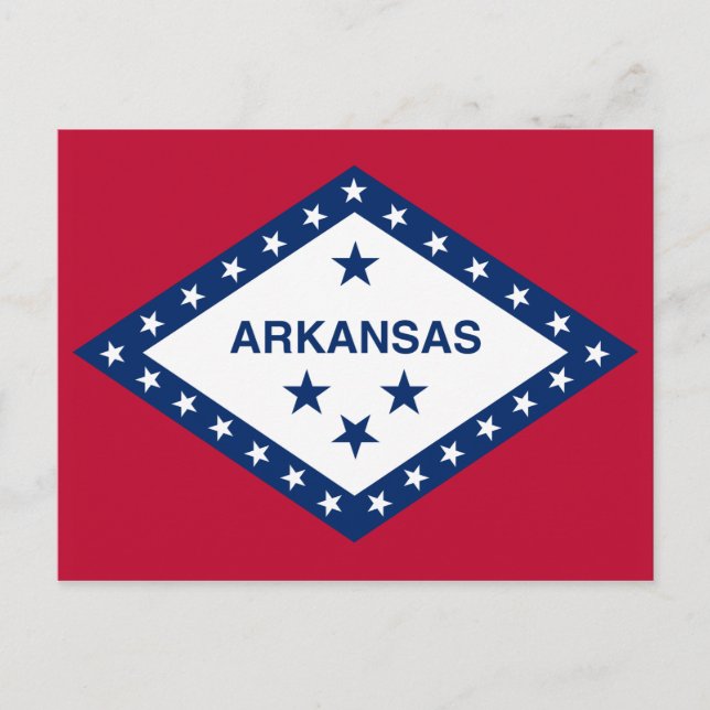 Arkansas State Flag Postcard (Front)