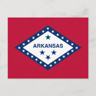 Arkansas State Flag Postcard