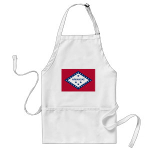 Arkansas State Flag Standard Apron