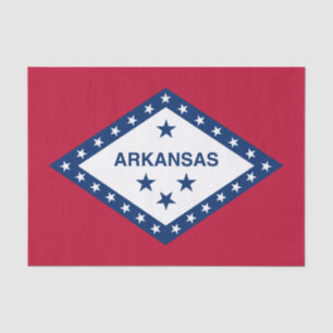 Arkansas State Flag Tissue Paper