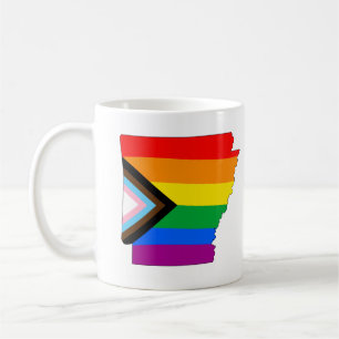Arkansas State Pride LGBTQ Progress Pride Coffee Mug