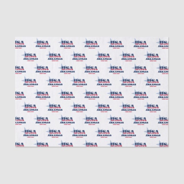 Arkansas State Pride Tissue Paper (Front)