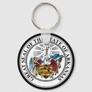 ARKANSAS STATE SEAL KEY RING