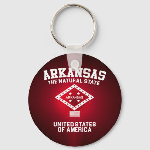 Arkansas The Natural State Key Ring