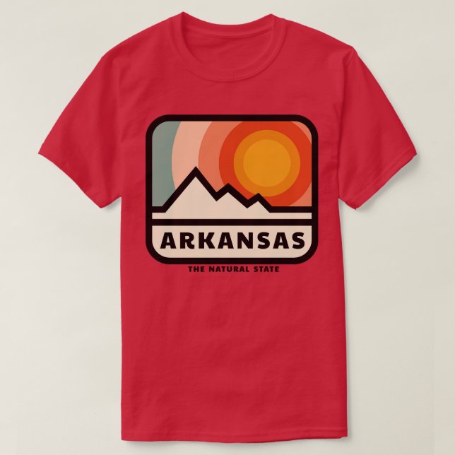 Arkansas The Natural State TShirt 1 (Design Front)
