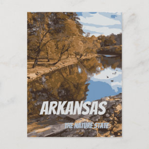 Arkansas the nature state Postcard