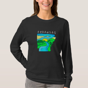 Arkansas Tourist Souvenir Proud State Arkansas Lan T-Shirt