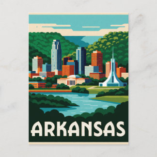 Arkansas USA Ozark Wildlife Scenic Travel 🛶 Postcard