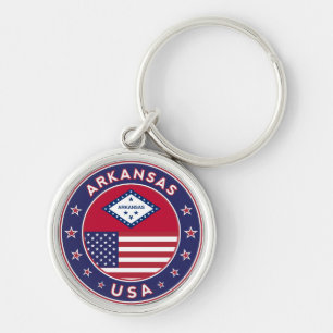 Arkansas, USA states Key Ring