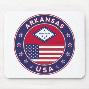 Arkansas, USA states Mouse Mat