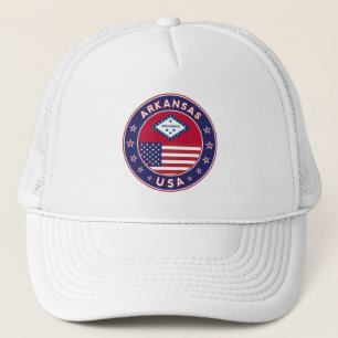 Arkansas, USA states Trucker Hat