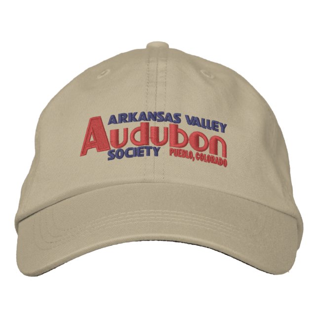 Arkansas Valley Audubon Society Embroidered Hat (Front)