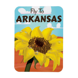 Arkansas Vintage Travel poster Magnet