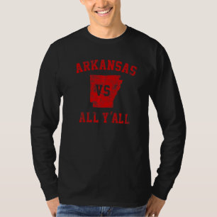 Arkansas vs All Yall for y'all Vintage Men Women T-Shirt