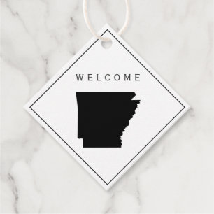 Arkansas Welcome Bag Gift Tags for Wedding Weekend