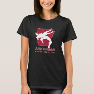 Arkansas Women Wrestling High School Girls Wrestle T-Shirt